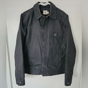 Flint and Tinder Waxed Flannel Lined Trucker Jacket